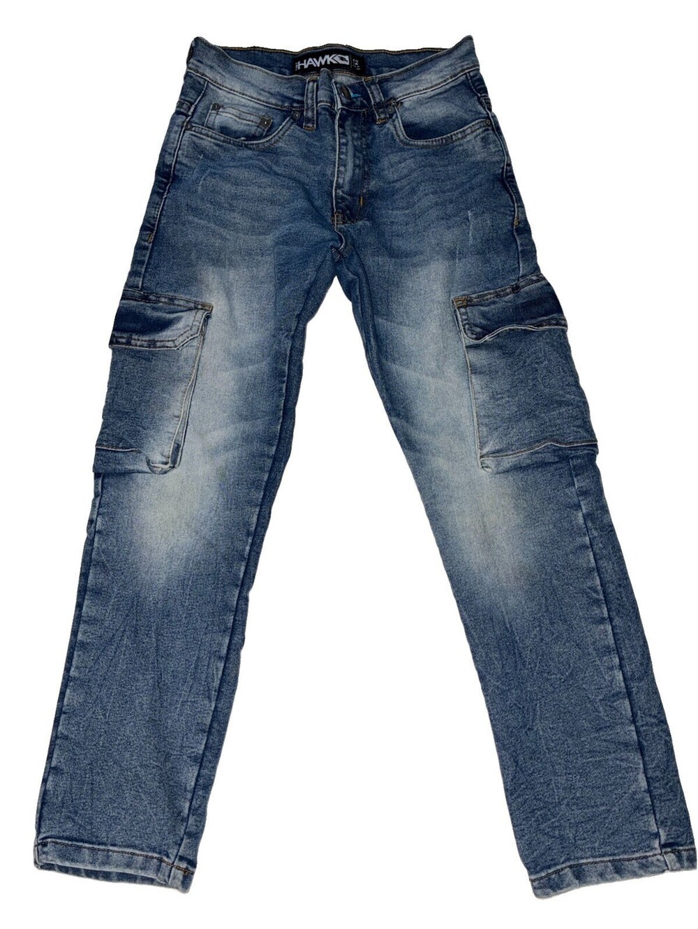 Tony Hawk Blue Cargo Denim Jeans Size 12